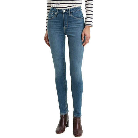 Levis 722 High Rise Skinny Jeans 